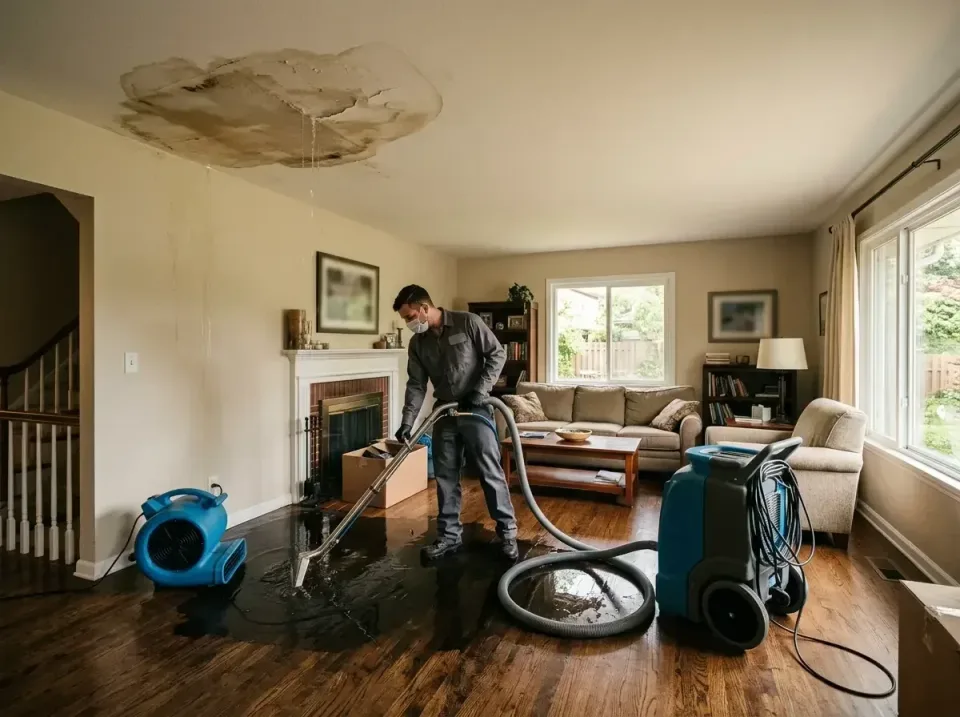 attic-pipe-burst-ceiling-drip-008 — frequently asked questions, Water Damage Restoration & Carpet Care in Belmont, MS